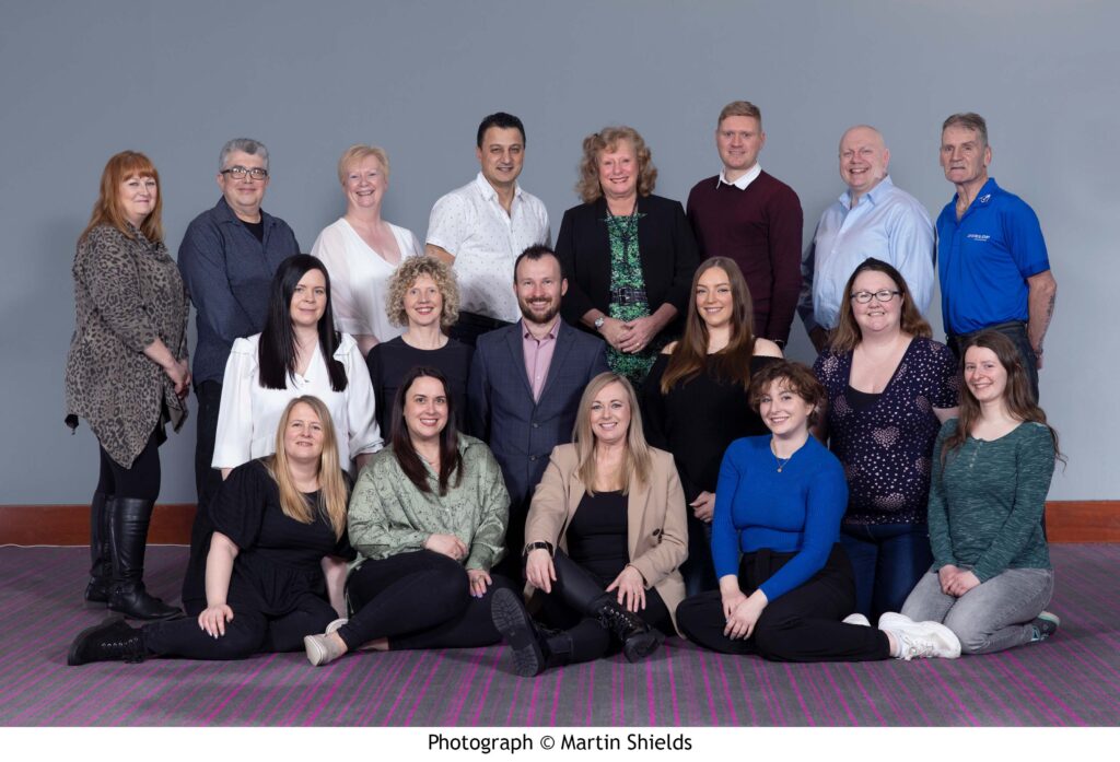 Co-operative Development Scotland Case Study - Team group shot of the employee-owned business, Esteem Training